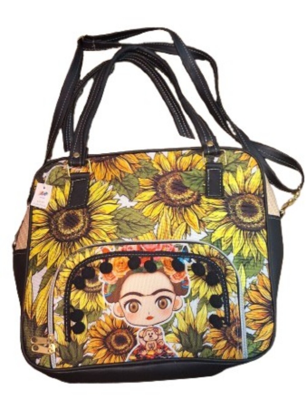 NWT Frida Kahlo Chibi Sunflower Satchel Crossbody Bag